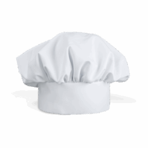 A white chef's hat